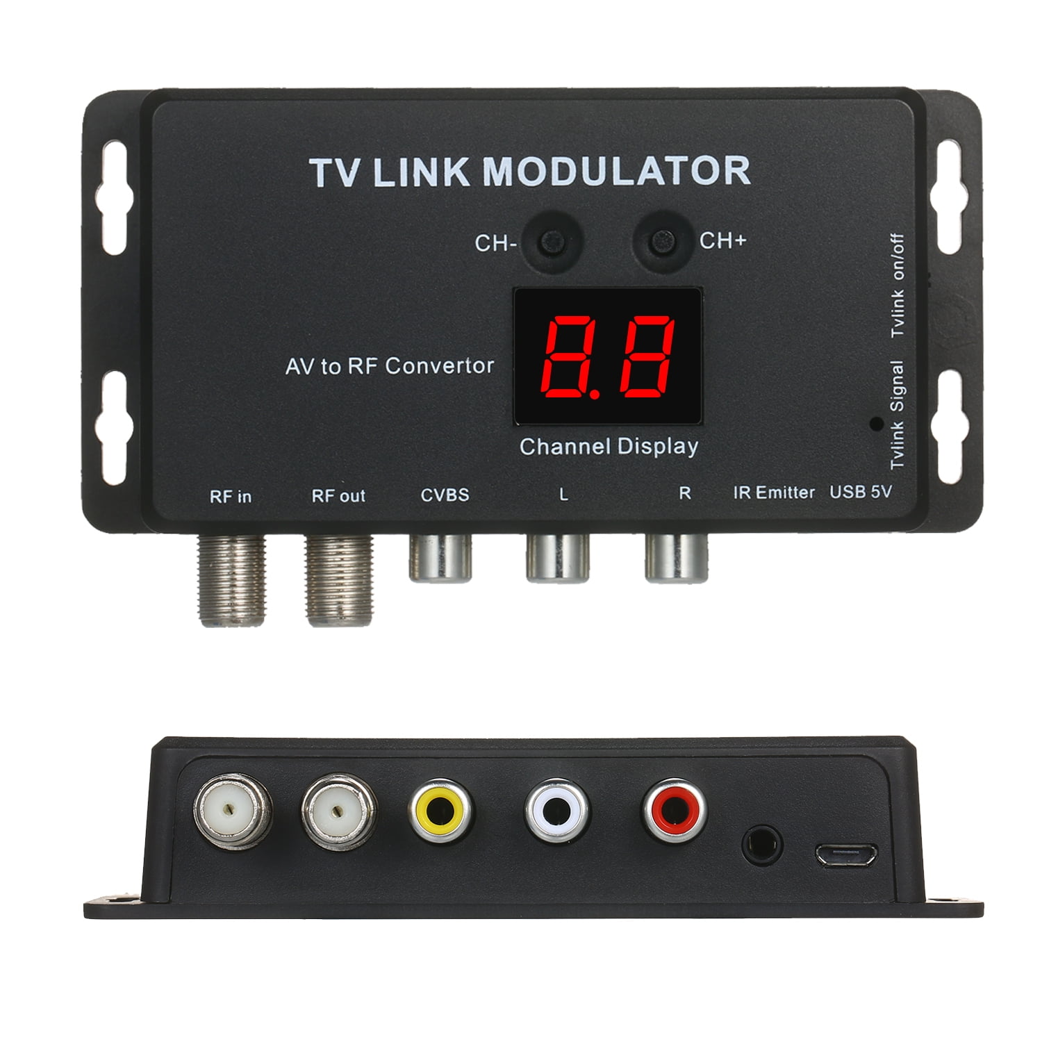Meterk TVLINK Modulator AV to RF Convertor & IR Extender RF Modulator