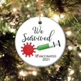 thumbnail image 4 of 2021 Christmas Ornaments, Christmas Ornaments Quarantine Gifts 2021 Christmas Ornaments Clearance Fun Home Decor Christmas Tree Decorations - Gifts for Christmas 2.8", 4 of 6