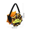 thumbnail image 3 of Halloween Pumpkin Candy Bags Halloween Trick or Treat Bags for Teens Non-Woven Pumpkin Buckets Candy Gift Handbag for Party Favors, 3 of 7