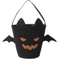 thumbnail image 1 of Halloween Bat Trick or Treat Bucket - Cute and Durable Candy Bag for Kids, 1 of 3