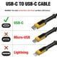 thumbnail image 2 of Cable USB C DEWALT Heavy Duty de 60 W, carga rápida, 2 m, para iPhone, 2 of 7
