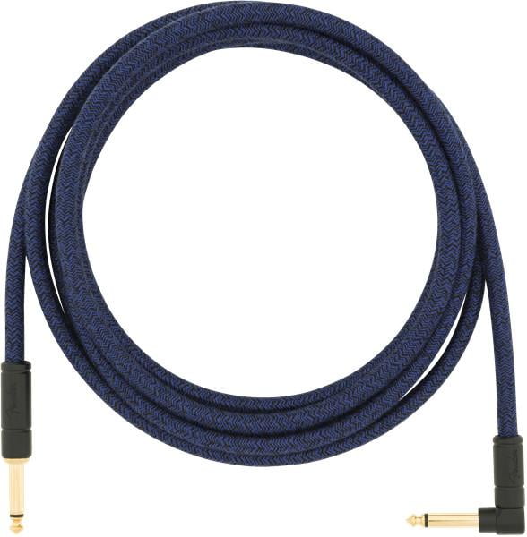 Fender® Festival 10' Angled Festival Instrument Cable, Pure Hemp, Blue Dream