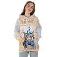 thumbnail image 4 of Watercolor American Shorthair Happy Birthday Celebration Balloons Gift Party All Over Print 3D Hoodie Unisex Merch Hoodies Cat Lover Kitten Owner Gifts - 00028, 4 of 6