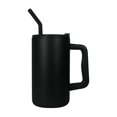thumbnail image 4 of Paquete con 10 piezas de Termo de acero inoxidable, tapa giratoria negro 9.5 x 18, 4 of 6