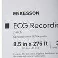 thumbnail image 4 of McKesson ECG Recording Paper, Red Grid Thermal Paper with Z-Fold, 8 1/2 in x 275 ft, 300 Count, 1 Pack, 4 of 6