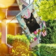 thumbnail image 4 of FLAGWIX Black Cat Happy Easter Flag, Outdoor Easter Decoration - House Flag (29.5" x 39.5"), 4 of 4