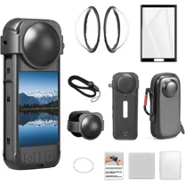 Camera Accessory Kit for Insta 360 X4 - Lens Guards, Silicone Case, Camera Case