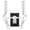 White, variant on HITRENDS 12ft Twin Extension Cord with 3 Outlets Per Side, White