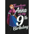 thumbnail image 3 of Frozen T-Shirt d'Anniversaire 9 Ans Garçons/filles Intrépide comme Anna, 3 of 4