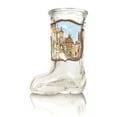 thumbnail image 1 of European Village Scene Oktoberfest Beer Boot Shot Glass, 1 of 1