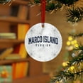 thumbnail image 3 of Marco Island Florida Gifts Ornament Quote Christmas Home Decor, 3 of 4