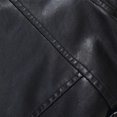 thumbnail image 4 of Gpaecead Baby Girls Faux Leather Coat Kids Outfits Spring Lapel Jacket Zipper Outerwear Coat Black, 4 of 9