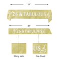 thumbnail image 5 of 26th Birthday Sash and Tiara for Women - Fabulous Set: Glitter Sash + Fabulous Rhinestone Gold Premium Metal Tiara for Women, 26th Birthday Gifts for 26th Birthday Party, 5 of 7