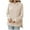 001 Beige, variant on Oversized Hoodies for Women Casual Long Sleeve Side Slit Pullover Drawstring Hooded High Low Sweatshirts with Pockets Beige XL