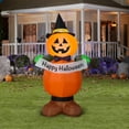 thumbnail image 3 of Airblown Inflatables Standing Jack Pumpkin, 4', 3 of 5