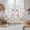 Multicolor, variant on Easter Kitchen Curtain for Berdoom Living Room Cafe 45 Inch Length, Spring Rabbit Feet Eggs Botanical Blooms Flowers Tiers Curtains Light Filtering Drapes Window Treatment 2 Panels 52"Wx45"L