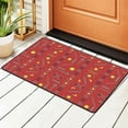 thumbnail image 3 of XMXT Non-Slip Area Rug, Geometric Decorated Ethnic Print Polyester Rugs for Living Room, 72 x 48 inches Red, 3 of 9