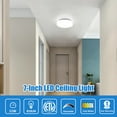 thumbnail image 6 of 6PACK 810lm LED Flush Mount Ceiling Light, 7" LED Ceiling Light, 4000K Cool White LED Ceiling Light For Bedroom, Living Room, Garage, Office, Warehouse, Dining room, Coatroom,  Closet Room, 6 of 8