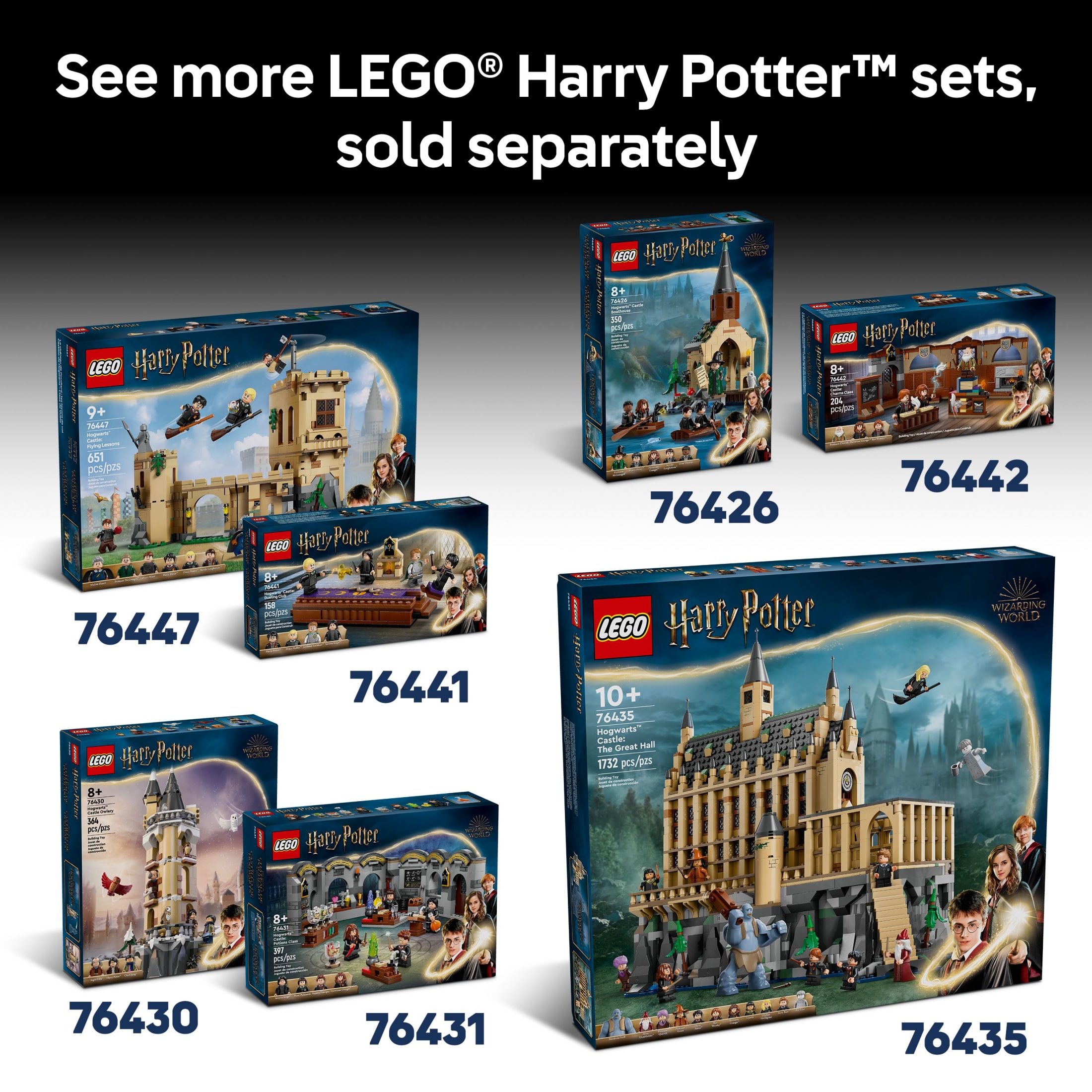 LEGO Harry Potter Callejón Diagon Tiendas de Magia Set de Construcción para Adultos - Kit Coleccionable para Fans de Harry Potter con 12 Microfiguras - Idea de Regalo para Hombres, Mujeres, Fans - 76444 8
