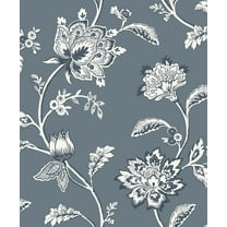 Fine Decor Juliette Blue Jacobean Wallpaper