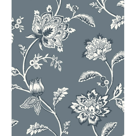 Fine Decor Juliette Blue Jacobean Wallpaper