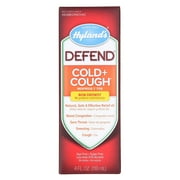 Hylandâs DEFEND Cold and Cough Liquid, Natural Relief of Nasal Congestion, Cough, Sore Throat, and Sneezing, 4 Ounce