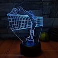 thumbnail image 6 of LINLIN 3D Night Light, 3D USB 3D Illusion Light Desk Lamp Touch Night Light with 7 Color Optical Illusion Desk Lights for Musical Instrument Shop Home Party Supply Decoration, 6 of 6