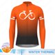 thumbnail image 4 of Jersey de ciclismo de la serie Gradient Color 2023, ropa de ciclismo de manga larga de invierno para hombre, camisetas para bicicleta de montaña y carretera, ropa cálida para bicicleta, 4 of 5