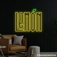 thumbnail image 3 of Glowneon Lemony Neon Sign, Lemonade Led Sign, Lemon Led Light, Fruit Shop Decor, Kitchen Decor, 3 of 5