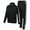 Black/White, variant on Boys' Tricot Jogger Set - 2 Piece Active Performance Zip-Up Tracksuit Set (Size: 8-18)