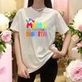 thumbnail image 3 of Camiseta La Mamá Más Bonita Día De Las Madres, regalo del Día de la Madre de la hija, camiseta para mamá Color Blanco Talla Chica Marca Emil SaEs, 3 of 4