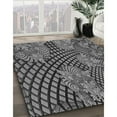 thumbnail image 3 of Ahgly Company Machine Washable Indoor Rectangle Transitional Gunmetal Gray Area Rugs, 2' x 5', 3 of 7