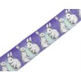 thumbnail image 2 of IBA Indianbeautifulart Blue Rabbit Animal Printed Ribbon Trim 9 Yards Velvet Fabric Laces For Crafts Sewing Accessories 4 Inches, 2 of 6