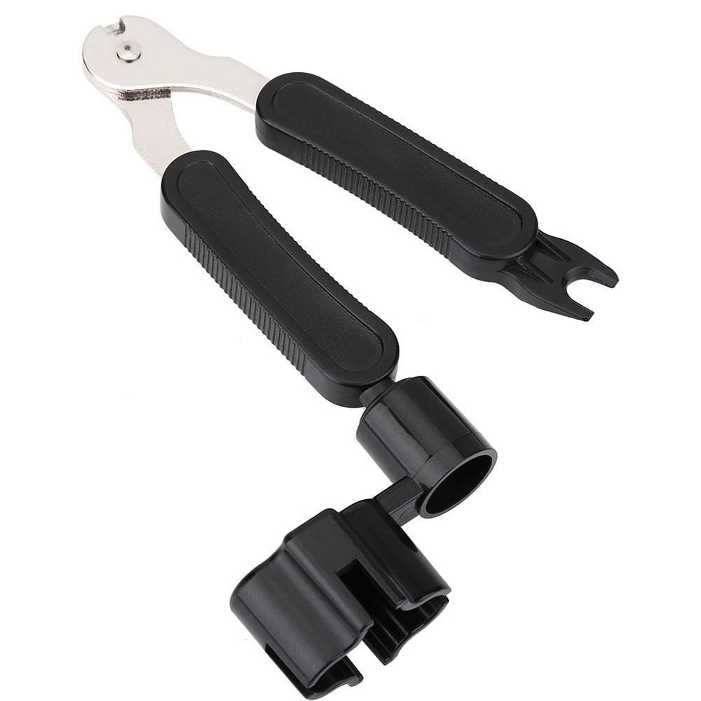 HERCHR 3 in 1 Multifunctional Guitar String Pegs Winder Cutter Bridge