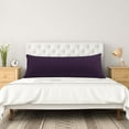 thumbnail image 3 of PiccoCasa Brushed Microfiber Pillowcase Body Pillow Pillowcase, Jumbo Plum, 3 of 9