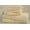 Ivory, variant on Bibb Home 6-Piece Zero Twist Cotton Towel Set - 6 Colors - Ivory