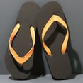 thumbnail image 4 of Wensltd Black Beach Slippers for Men Open Toe Solid Color Spring Summer Wide Width Indoor Shower Slippers Soft Daily Casual Walking Shoes, 4 of 7