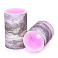 thumbnail image 7 of Yayeee Flameless Candles with Remote Flickering Battery Operated Multi Color Changing, River and Mountains, 7 of 7