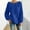 Blue, variant on Tittly Women Long Sleeve Tops, Crew Neck Sweatshirts Women, Travel Clothes Women, Sweatshirts for Women Trendy, Crewneck Sweatshirt Multi-color 2XL
