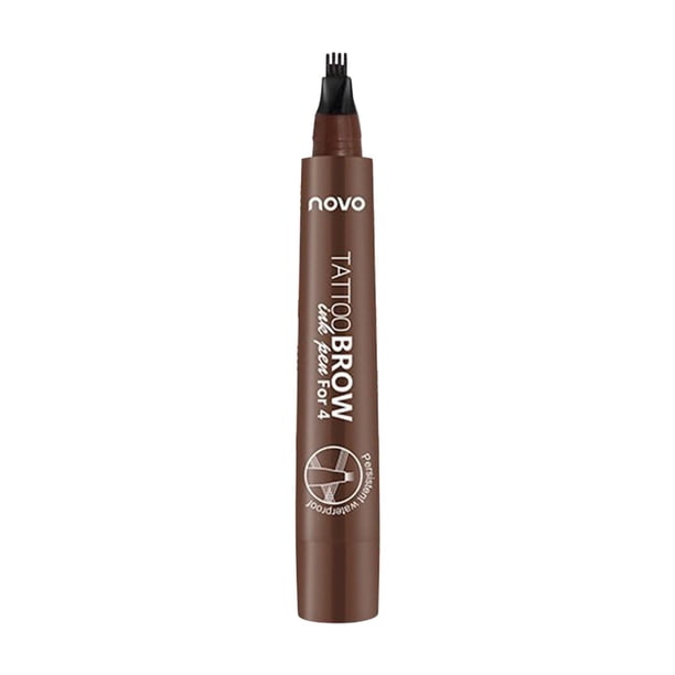 Lápiz de Cejas de Cuatro Puntas Hot6sl Larga Duración Líquido 2 ml