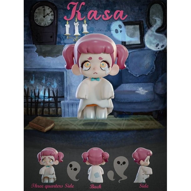 Caja sorpresa original de Kasa, serie No soy un villano, adornos oscuros, juguetes, caja misteriosa, decoraciones coleccionables, juguete para niños, regalo navideño