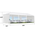 thumbnail image 6 of 10x30' Outdoor Garden Gazebo Wedding Party Tent Canopy Marquee with 8 Removable Sidewalls, 6 of 9