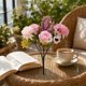 thumbnail image 4 of Artificial Mixed Flower Bouquet With Rose Flower And Accents For Home Wedding And Table Decor, 4 of 6