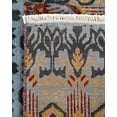 thumbnail image 4 of Ikat One-of-a-Kind Hand-Knotted Area Rug - Blue, 8' 0" x 10' 2", 4 of 9
