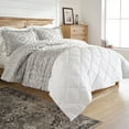 thumbnail image 5 of Better Homes & Gardens 3-Piece Gray Chenille Cover Duvet Set, King, 5 of 7