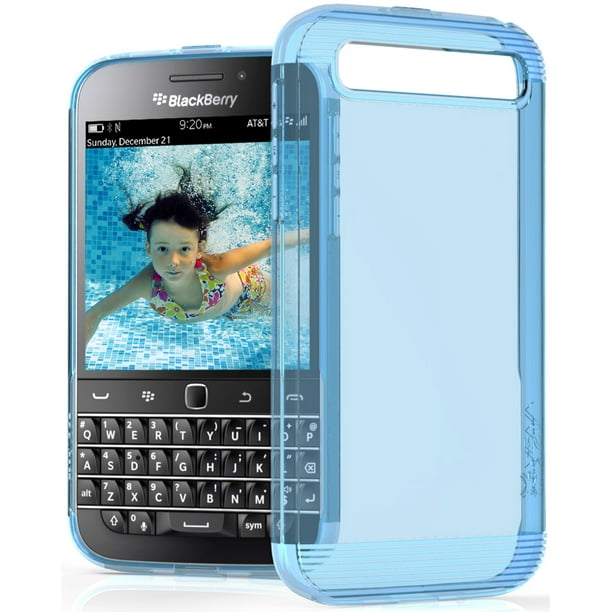 Coque BlackBerry Classic / Q20 - Housse de Protection Ultra Mince Vena [vSkin] - Bleu Transparent