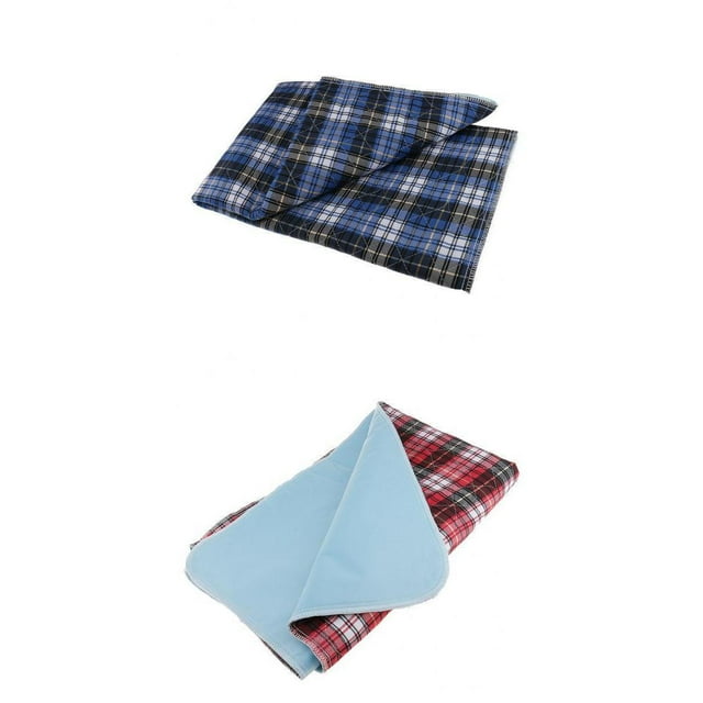 2 Piezas de Acolchado Impermeable Reutilizable Almohadils de Incontinencia Almohadil de Cama Protector de Sábanas Absorben Macarena Underpad lavable
