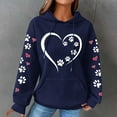 thumbnail image 2 of Oversized Hoodies Winter Shirts Christmas Sweaters for Women 2024 Clearance Crewneck Sweatshirt Long Sleeve Womens Shirts Fashionable Women's Printed Pullover Round Neck Top, 2 of 4