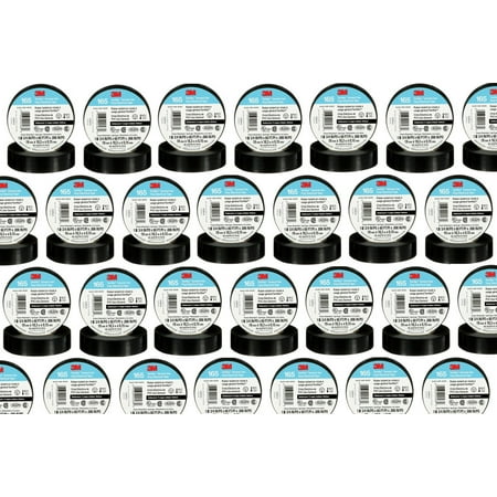 3M(TM) Temflex(TM) 1700 165 Economy Grade Vinyl Electrical Tape 3/4 in x 60 ft (19 mm x 18 3 m) [25 PACK]