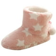 thumbnail image 2 of Wavsuf Winter Boots for Women on Thermal with Fuzz Flock Fashion Mid Calf Pink Shoes Size 40, 2 of 9
